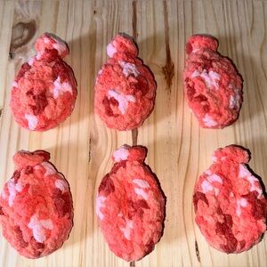 Handmade Crochet Water Balloons - Set of 6 - Rosey Posey
